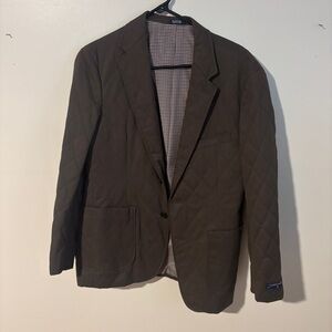 Saddlebred Dark Brown Quilted Blazer